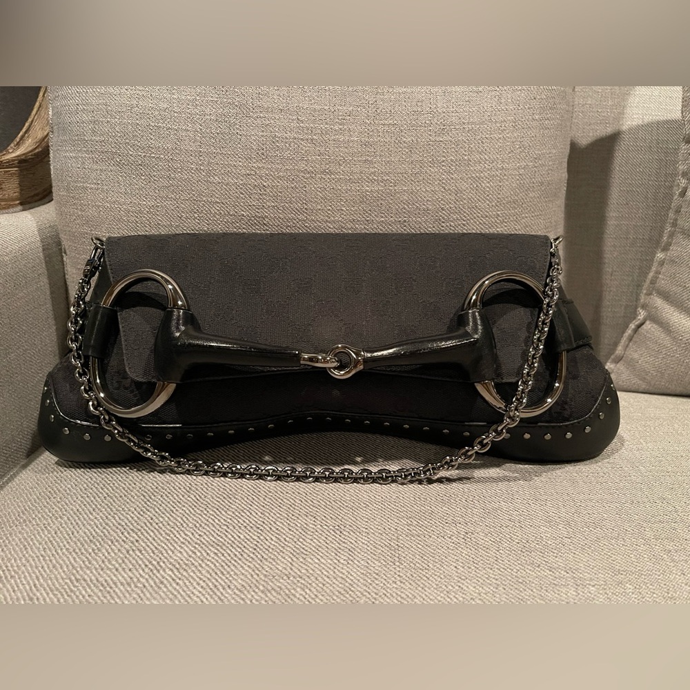 Gucci Horsebit Clutch with chain Tom Ford Vintage SOLD